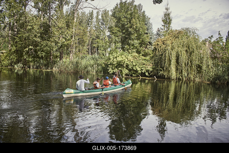 Szigetköz-stock-foto