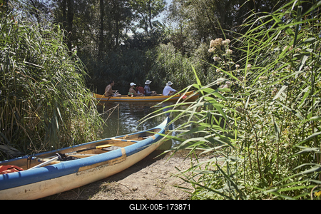 Szigetköz-stock-foto