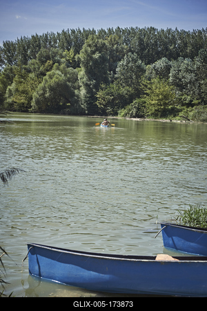 Szigetköz-stock-foto