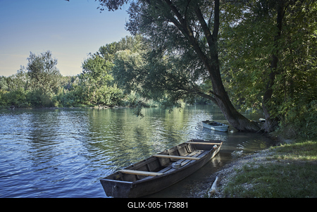 Szigetköz-stock-foto