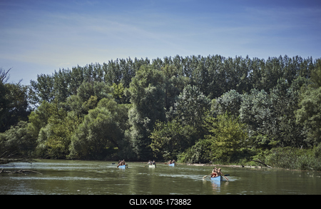 Szigetköz-stock-foto