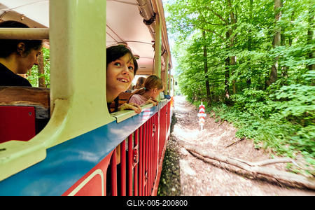 Széchenyi-hegyi Gyermekvasút, Budapest-stock-foto