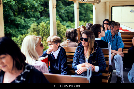 Széchenyi-hegyi Gyermekvasút, Budapest-stock-foto