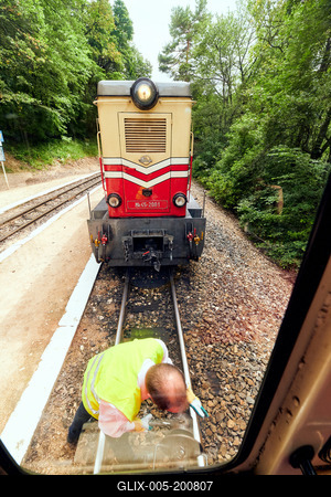 Széchenyi-hegyi Gyermekvasút, Budapest-stock-foto