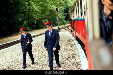 Széchenyi-hegyi Gyermekvasút, Budapest-stock-foto