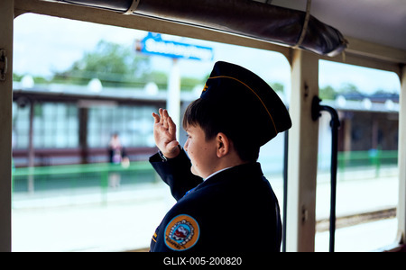 Széchenyi-hegyi Gyermekvasút, Budapest-stock-foto