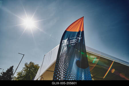 DERT strandzászló-stock-foto