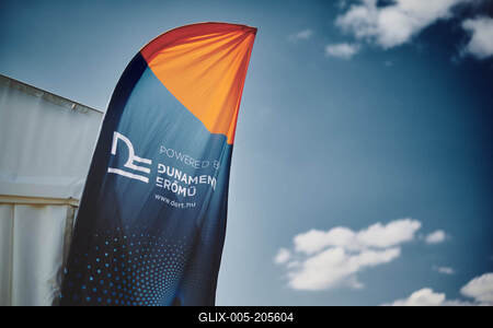 DERT strandzászló-stock-foto