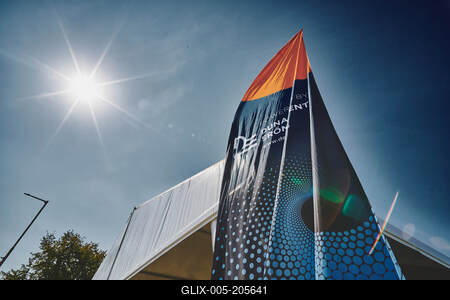 DERT strandzászló-stock-foto