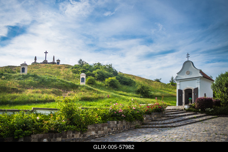 A Budaörsi Kálvária-stock-foto