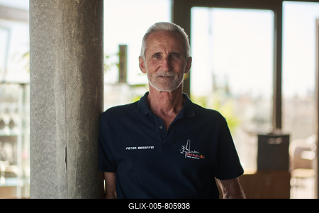 Besenyei Péter — Peter Besenyei Portrait-stock-foto