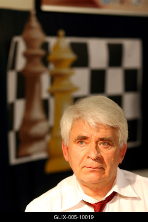 Spasszkijt kapta 70. születésnapjára Portisch Lajos-stock-foto