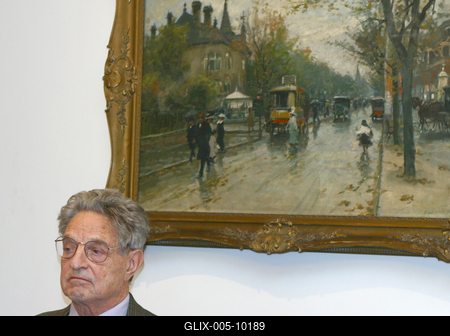 Soros György díszpolgár-stock-foto