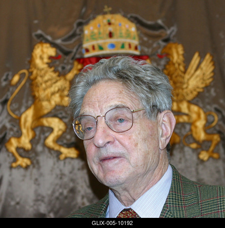Soros György díszpolgár-stock-foto