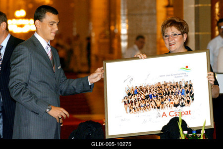 Élsportolók a Parlamentben-stock-foto