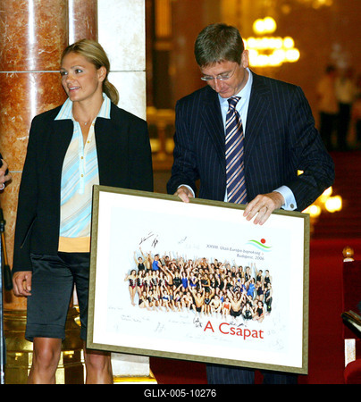 Élsportolók a Parlamentben-stock-foto