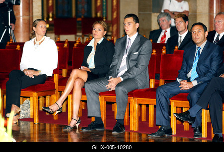 Élsportolók a Parlamentben-stock-foto