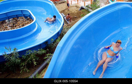 Aqaréna vizipark Mogyoródon-stock-foto