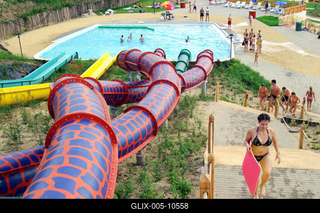 Aqaréna vizipark Mogyoródon-stock-foto