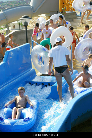 Aqaréna vizipark Mogyoródon-stock-foto