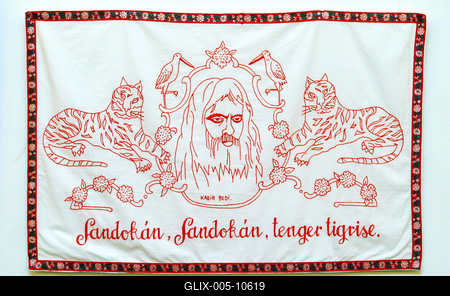 Modernkori falvédők-stock-foto