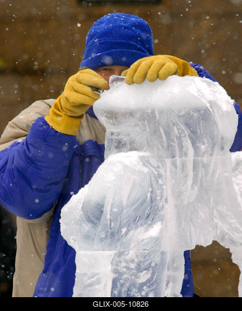 Jégszobrászok-stock-foto
