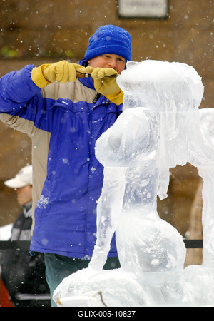 Jégszobrászok-stock-foto