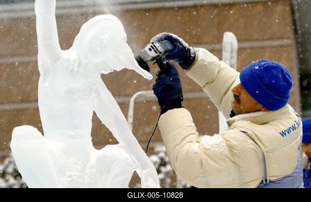 Jégszobrászok-stock-foto