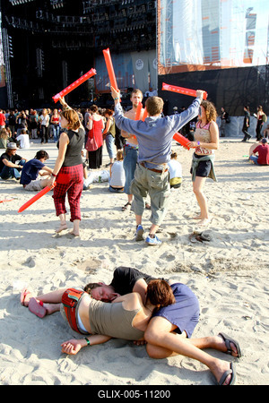 Sziget Fesztivál 2006-stock-foto