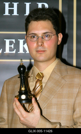 Sajtótájékoztató a Kramnyik-Lékó sakkvilágbajnoki döntöről-stock-foto