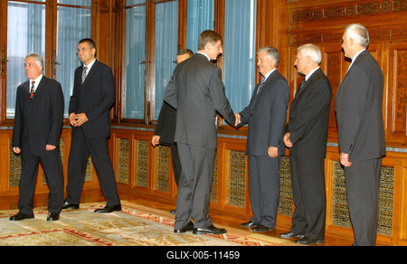 Gyurcsány bemutatja az új kormányt-stock-foto