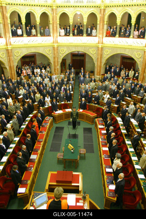 Letette a hivatali esk?t a Gyurcs?ny-korm?ny-stock-foto