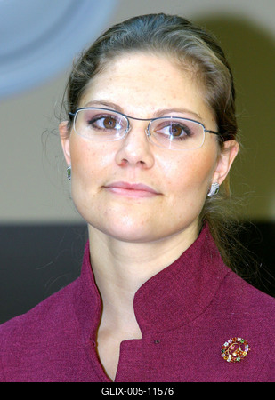 Magyarországra érkezett Viktória svéd koronahercegnő-stock-foto