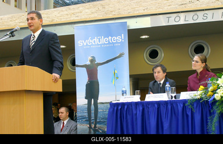 Magyarországra érkezett Viktória svéd koronahercegnő-stock-foto