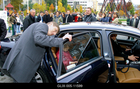Gyurcsány Ferenc a Millenárison-stock-foto