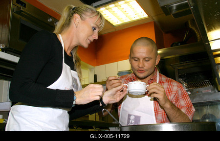 Sportolók a Sztárvacsorán-stock-foto