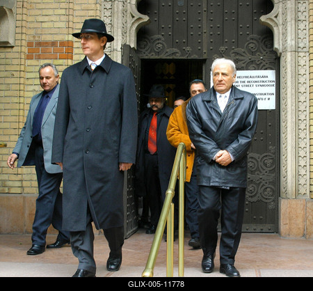Gyurcsány Ferenc a Dohány utcai zsinagógában-stock-foto