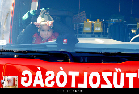 Új technika a Tűzoltóságnak-stock-foto