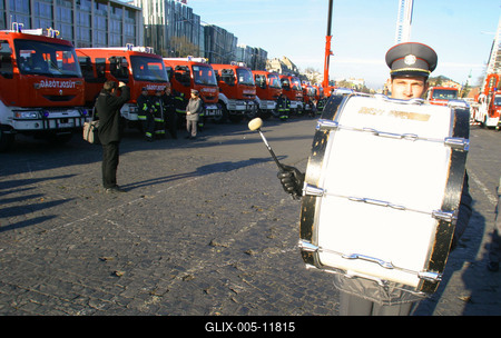 Új technika a Tűzoltóságnak-stock-foto