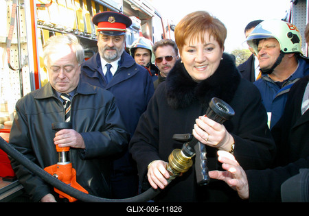 Új technika a Tűzoltóságnak-stock-foto