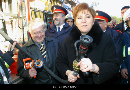 Új technika a Tűzoltóságnak-stock-foto