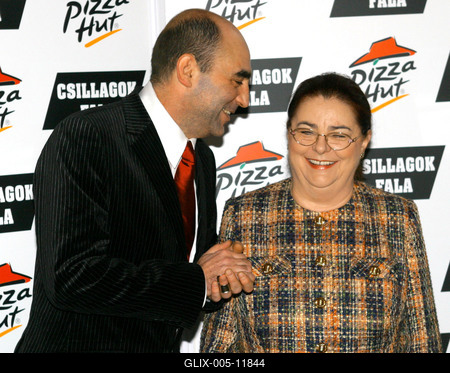 Kulka János és Béres Ilona a sztárok falán-stock-foto