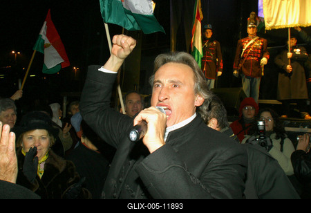 A Magyarok Világszövetsége rendezvénye a Kossuth téren-stock-foto