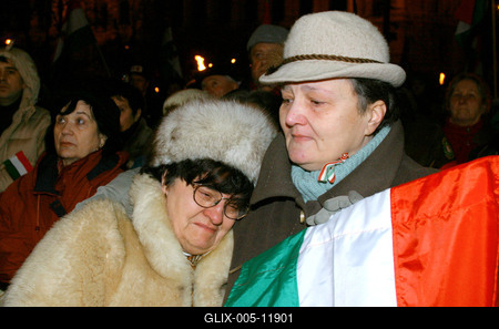 A Magyarok Világszövetsége rendezvénye a Kossuth téren-stock-foto