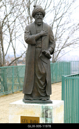 Gül Baba türbe-stock-foto