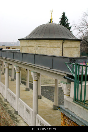 Gül Baba türbe-stock-foto