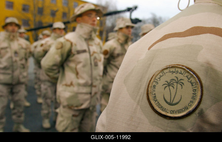 Hazaérkeztek az irakban szolgáló katonák-stock-foto