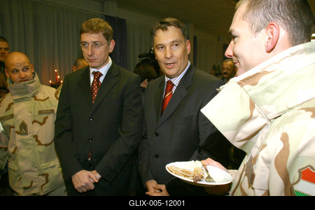 Hazaérkeztek az irakban szolgáló katonák-stock-foto