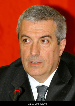 Budapestre látogatott Calin Popescu Tariceanu román miniszterelnök-stock-foto