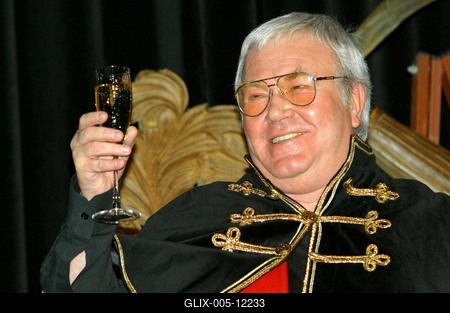 A Le a fejjel díszbemutatója az Urániában-stock-foto